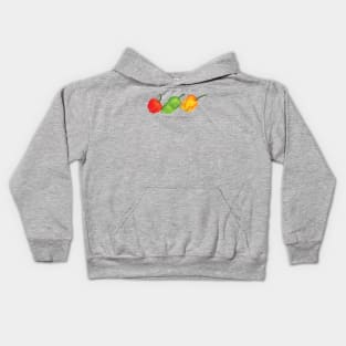 Habanero Peppers Dark Kids Hoodie